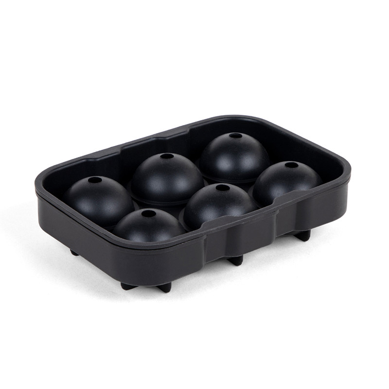 6 отсеков Силиконовый Ice Cube Ball Maker Плесень сфера Плесень партии лоток круглый бар