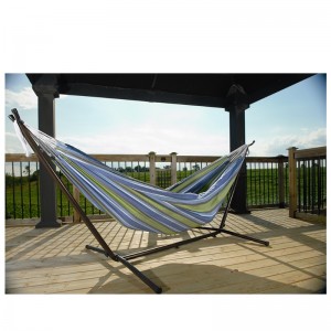 Двойной бразильский гамак Corlorful - двухспальная кровать для заднего двора, крыльца, наружного и внутреннего использования - мягкая...