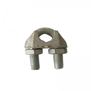 Гальванизированные DIN741 ковкие зажимы проволочного троса / зажимы проволочного троса