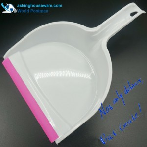 Щетка-щетка Akbrand Dustpan с линией ПВХ с волнообразным дизайном у входа в Dustpan