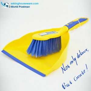 Щетка-щетка Akbrand с линией TPR на входной ручке TPR Dustpan