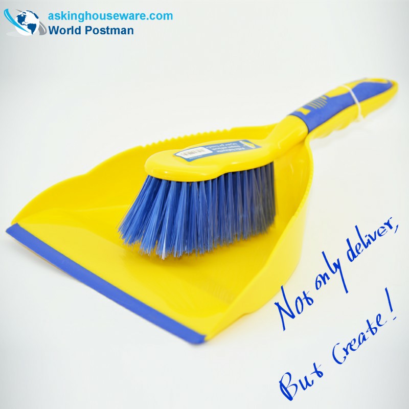 Щетка-щетка Akbrand с линией TPR на входной ручке TPR Dustpan