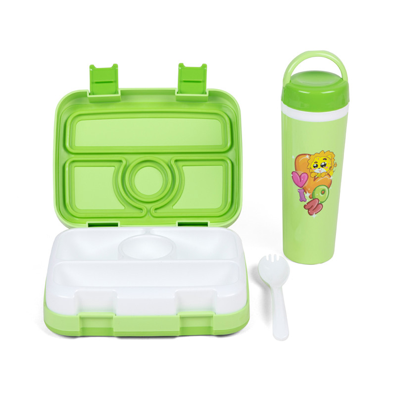 BPA Free и Пищевой сейф 4 отсека для ланча