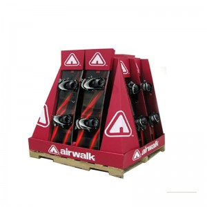 Подгонянные дисплеи встречной верхней части картона розницы пола POP портативные