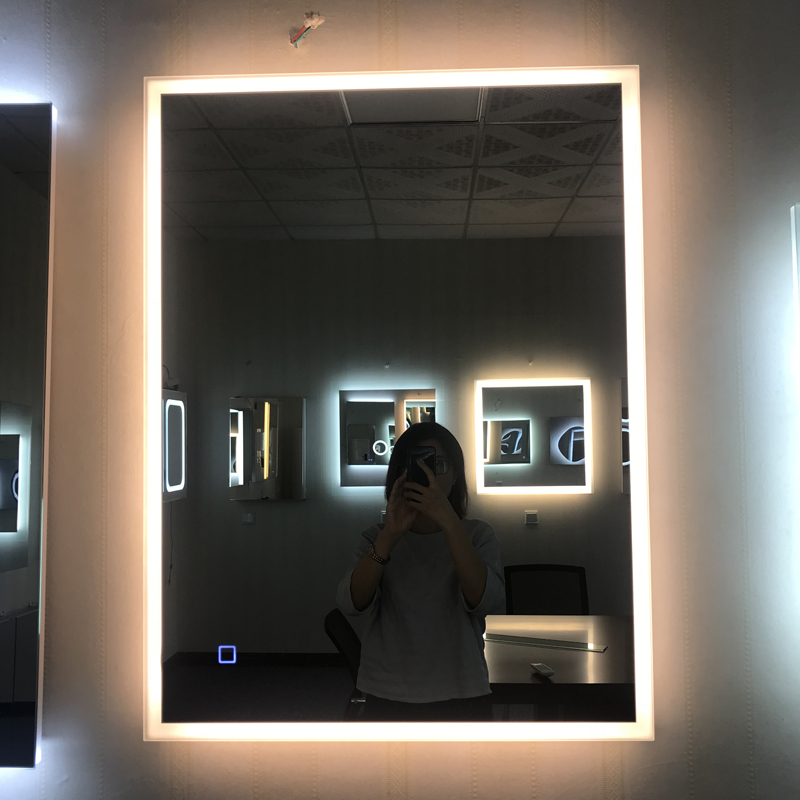 Европейское и американское роскошное зеркало для ванной с подсветкой и подсветкой-ENE-AL-113