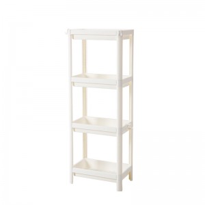 Высококачественная 4-х слойная многофункциональная кухонная пластиковая полка для хранения