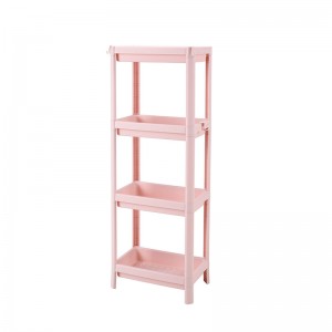 Высококачественная 4-х слойная многофункциональная кухонная пластиковая полка для хранения