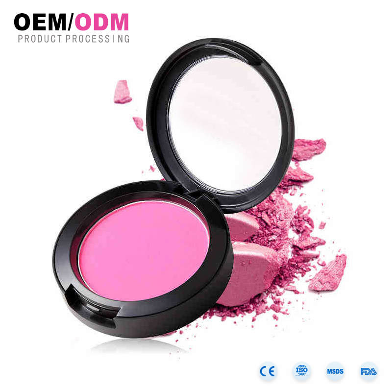 OEM Face Makeup частная марка длительный водонепроницаемый румяна одного цвета матовый картон румяна