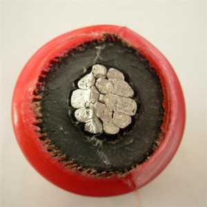 Силовой кабель сердечника MV меди 15KV 8,7 / 15KV Xlpe с металлическим панцырем