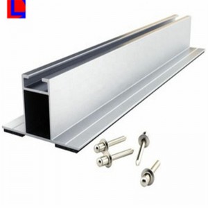 Солнечная монтажная система алюминиевая солнечная панель с монтажом на рейку