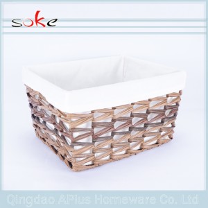 Плетеная корзина для хранения игрушек из ротанга