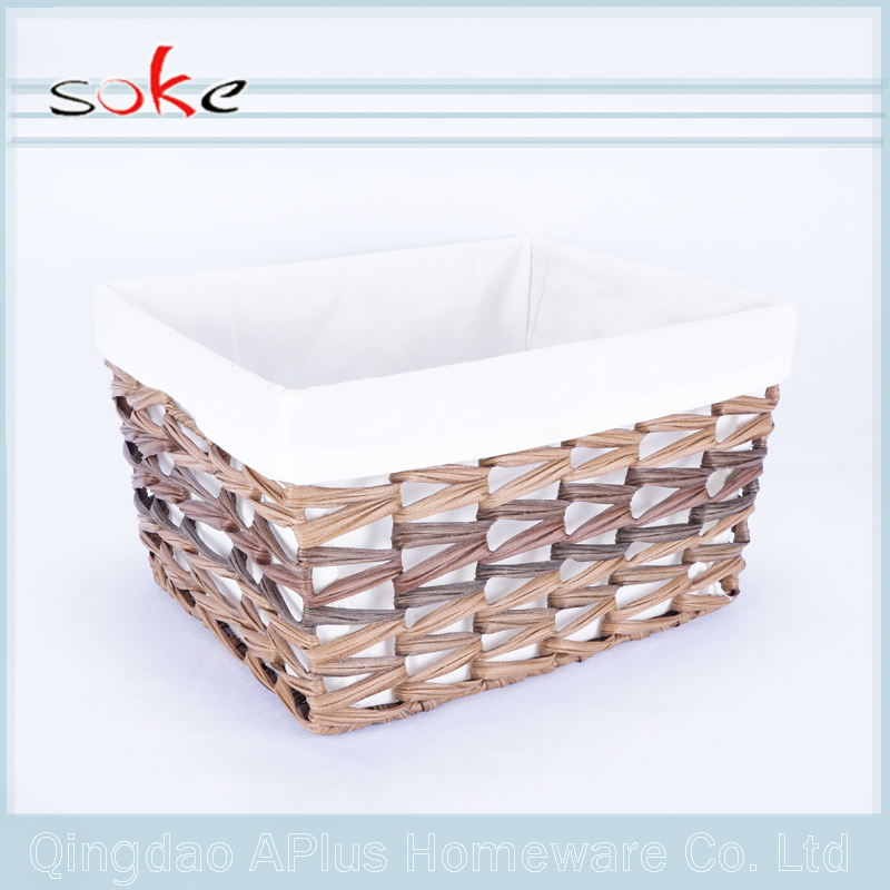 Плетеная корзина для хранения игрушек из ротанга