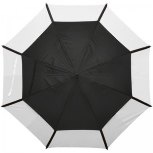 Большой размер 62-дюймовый двойной canpoy ветрозащитный зонт для гольфа с отверстиями