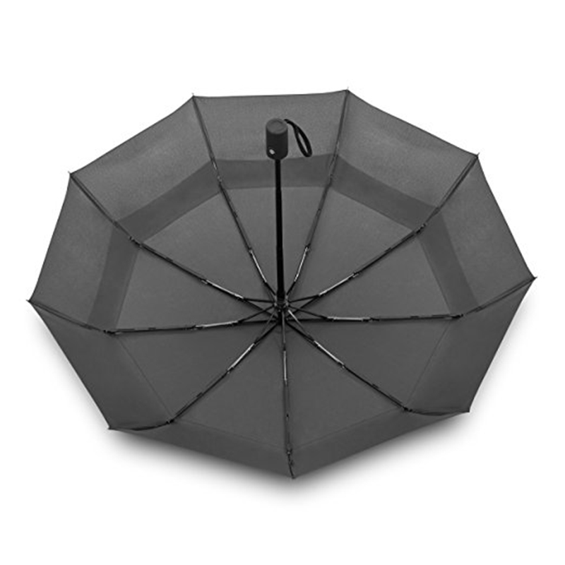 2019 Массовая покупка Двухслойный ветрозащитный Custom Printing Складной Авто Открытый Черный 3 складной зонт от солнца