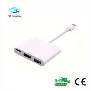 USB 3.1 type-c к HDM1 + ​​USB 3.0 + PD