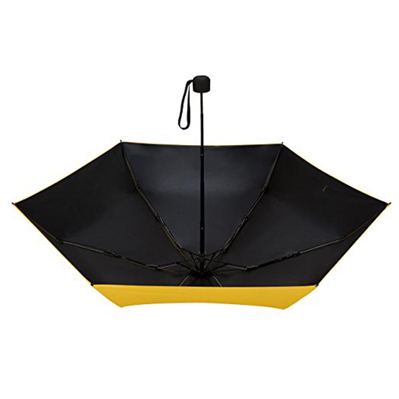 Зонт от солнца легкий зонт Mini Anti UV желтый маленький зонт