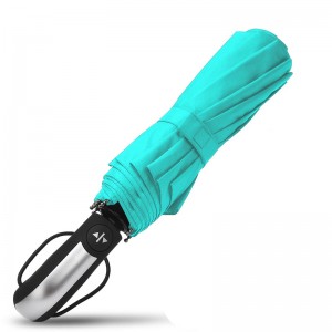 Оптовая продажа авто открыть закрыть pongee ткань 3 складной зонт 10 ребер