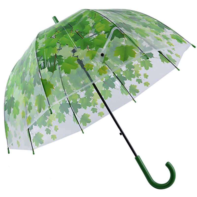 Ясно, дети с самым высоким рейтингом оптового рынка купол формы подарки POE материал пользовательских зонтик от дождя