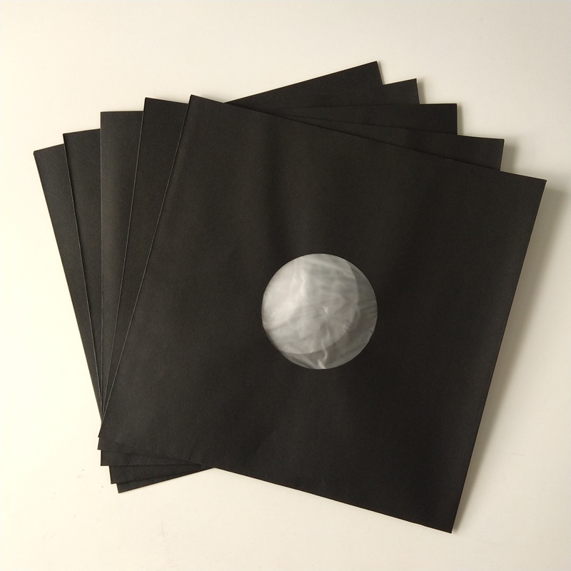 12-дюймовый черный Polyliner LP Record Внутренний рукав