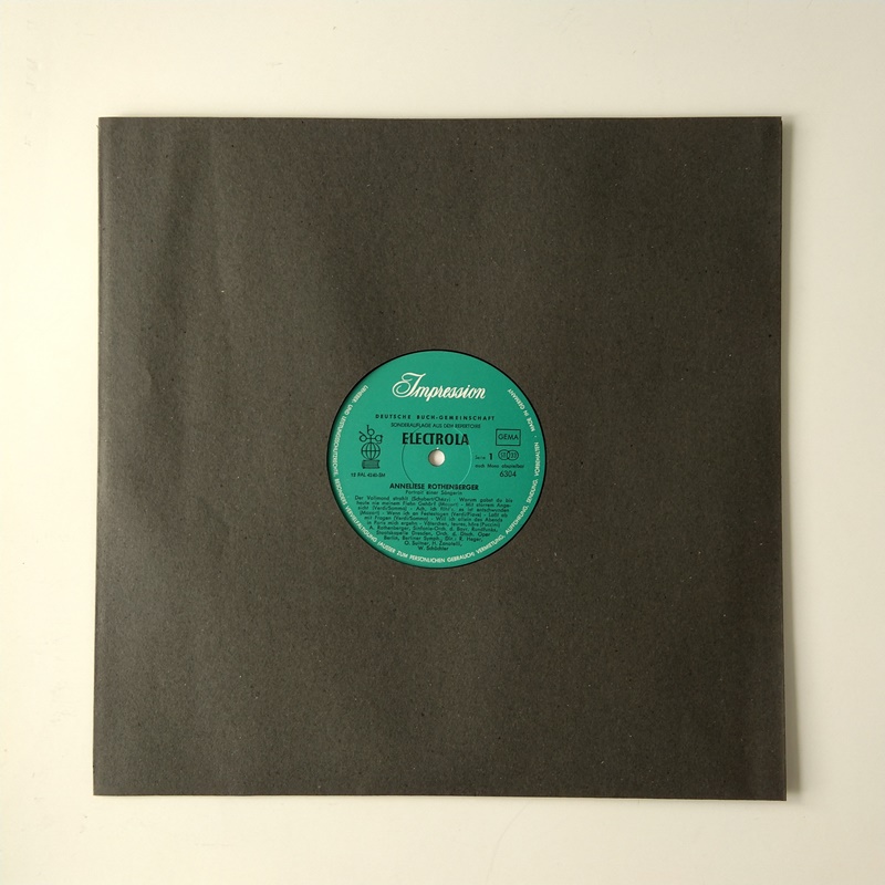 33RPM черные бумажные виниловые пластинки для хранения пластиковых протекторов