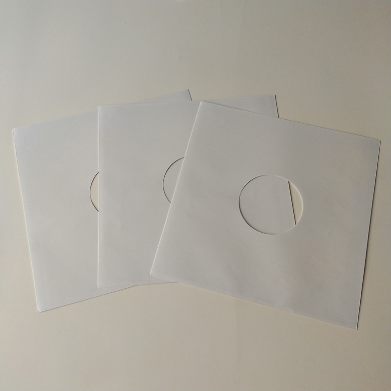 12 White Paper Vinyl LP Внутренние рукава для 33RPM виниловых пластинок