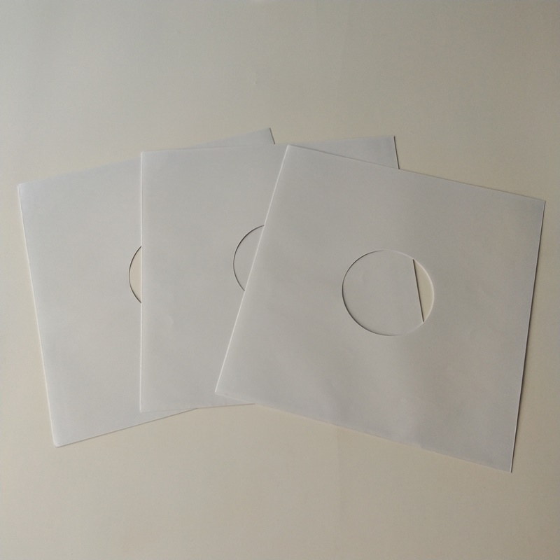 12 White Paper Vinyl LP Внутренние рукава для 33RPM виниловых пластинок