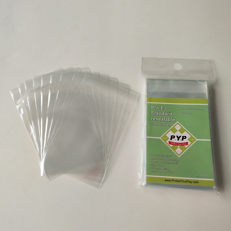 Crystal Clear Pro-Fit Resalable Стандартный рукав для карточек 63.5x88mm Настольные игры рукава