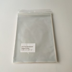 Crystal Clear 2mil Poly Закрываемый Журнал Сумка