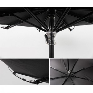 Маркетинговая реклама 3-кратная смена цвета мануал открытый УФ защита ткани зонтик