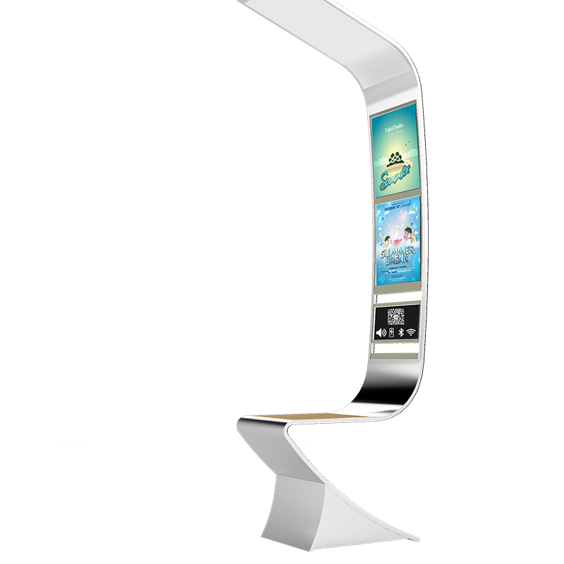 Рекламное оборудование Солнечное светодиодное освещение Smart Bench