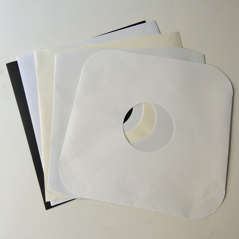12 White Paper Vinyl LP Внутренние рукава для 33RPM виниловых пластинок