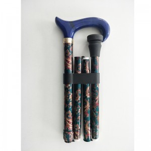 медицинская алюминиевая складная трость с полной печатью