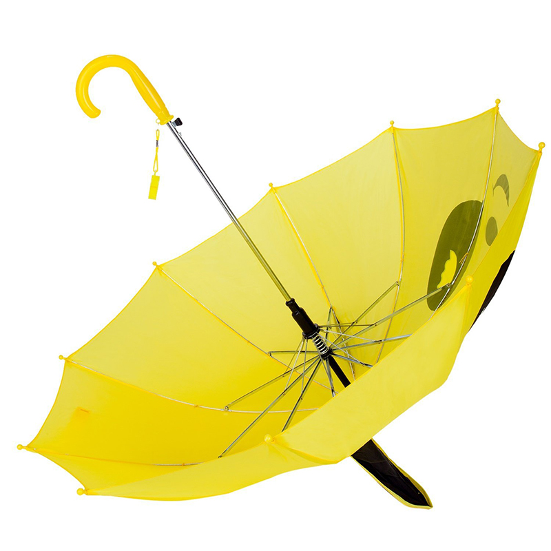Оптовый зонт черный желтый цвет панда авто открытый животных детский зонт