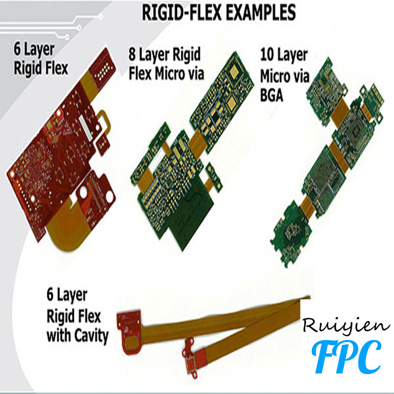 Поставщик изготовления платы с печатным монтажом pcb Rohs гибкий FPC