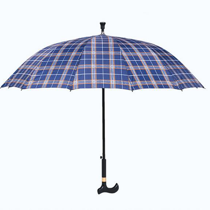 Дизайн зонтика для трости старика с тростью