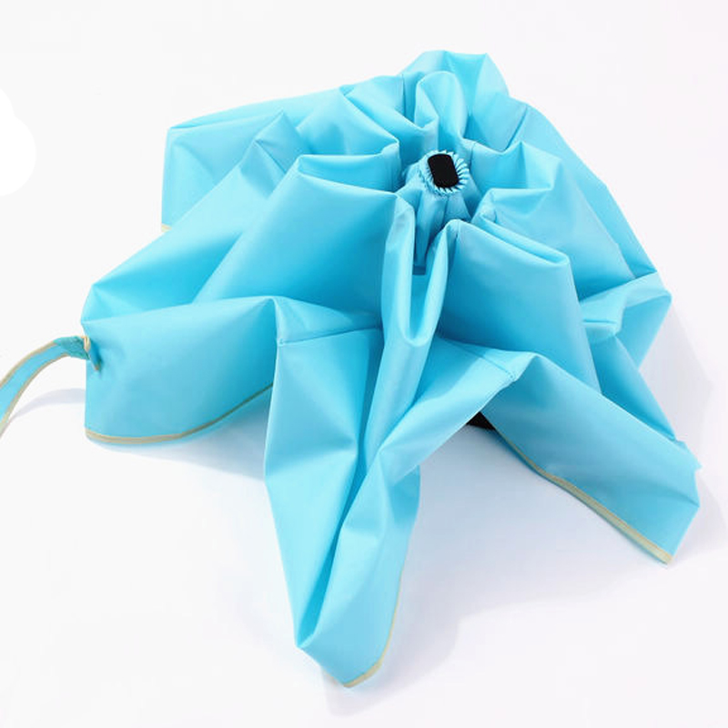 синий мини зонт для сумки