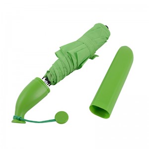 Банановый зонт 3-х кратный ручной открытый зонт с логотипом