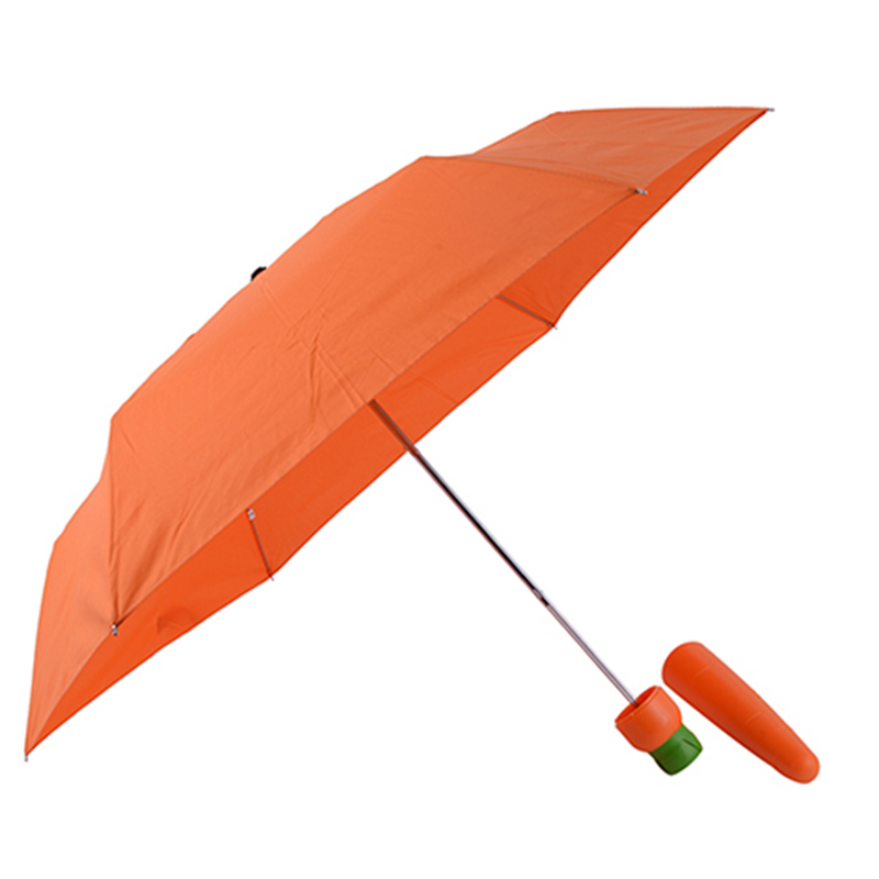 2019 Морковь 3 складной овощной специальный заказ дождь зонтик