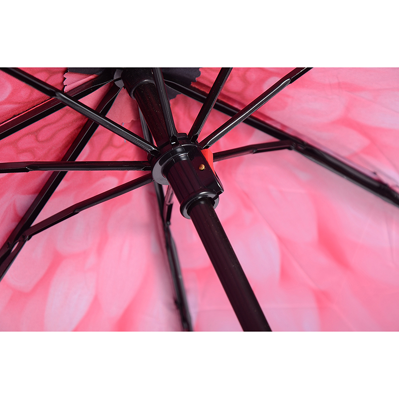 Мода Солнцезащитная шариковая ручка специальный зонт открытый 3-кратный зонт
