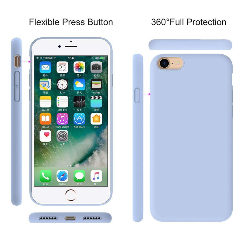 Для iphone plus чехол для мобильного телефона Мягкий жидкий силиконовый ТПУ чехол для мобильного телефона