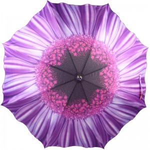 Fashion Sun Parasol Auto Open Компактный открытый Прямой зонт с логотипом