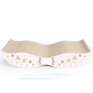 S форма Scratcher Кровать из гофрированного картона Cat Pet Products