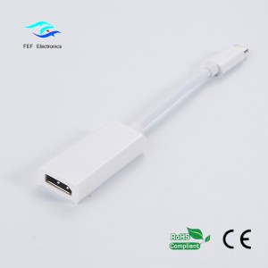 USB TYPE C для Displayport с внутренней оболочкой из АБС Код: FEF-USBIC-004A