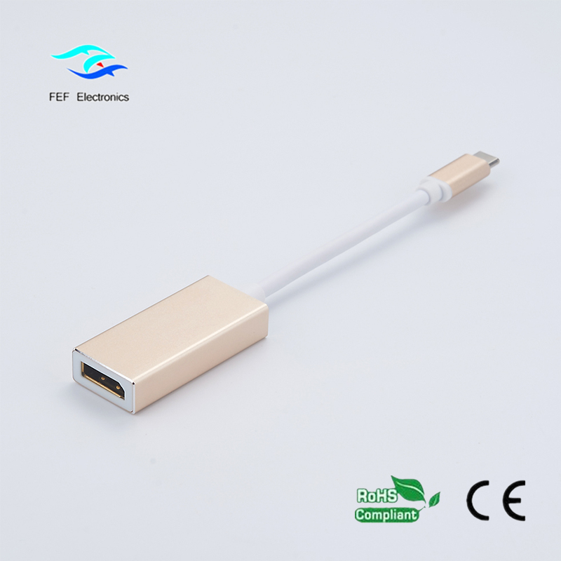 USB TYPE C для Displayport с внутренней оболочкой из АБС Код: FEF-USBIC-004A