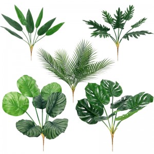 Искусственный пластиковый завод Трава для дома Свадьба Главная Стол Композиция Декор Украшение Зеленый