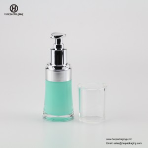 HXL317 Пустой акриловый безвоздушный крем и бутылка для лосьона косметическая упаковка для ухода за кожей