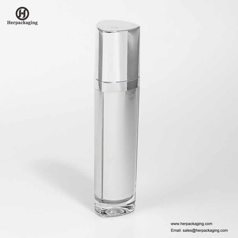 HXL318 Пустой акриловый безвоздушный крем и бутылка для лосьона косметическая упаковка для ухода за кожей