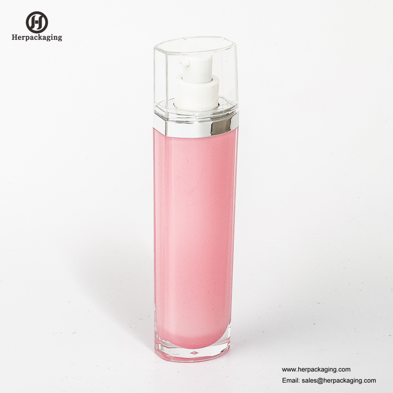 HXL319 Пустой акриловый безвоздушный крем и бутылка для лосьона косметическая упаковка для ухода за кожей