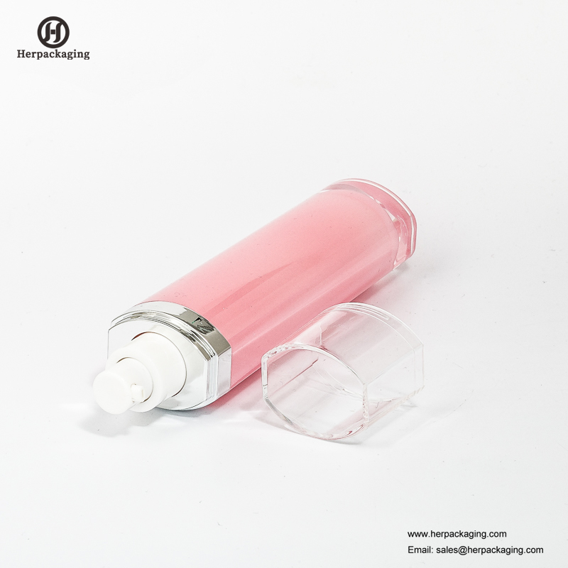 HXL319 Пустой акриловый безвоздушный крем и бутылка для лосьона косметическая упаковка для ухода за кожей