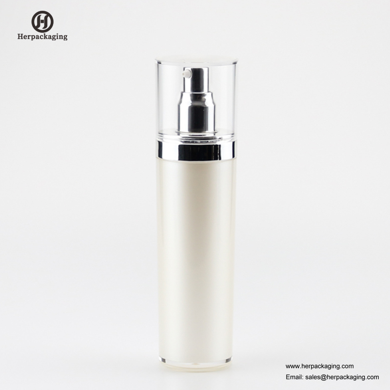 HXL321 Пустой акриловый безвоздушный крем и бутылка для лосьона косметическая упаковка для ухода за кожей